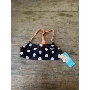 Speedo Women's Standard Swimsuit Top Bikini Endurance Strappy Back Demi size XS